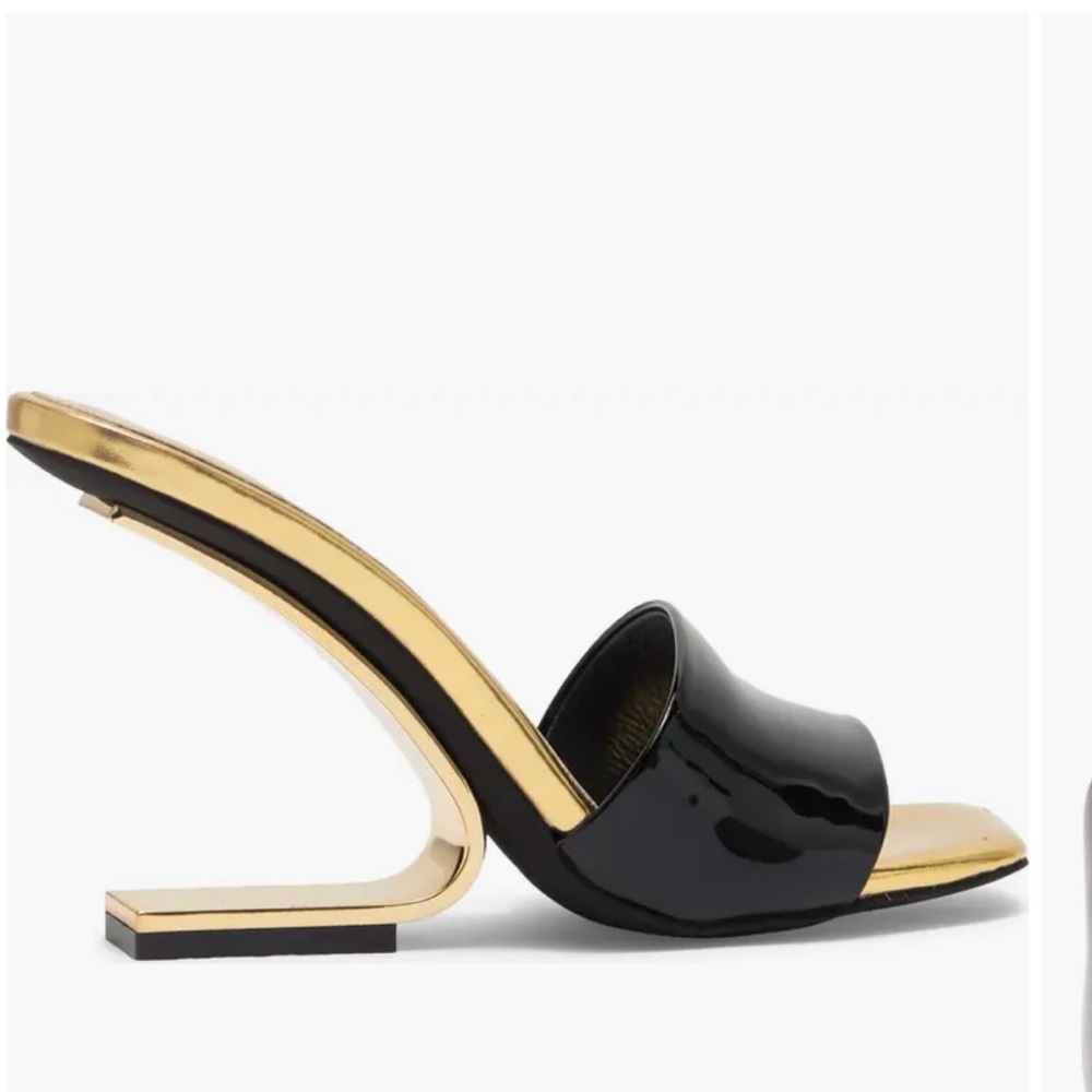 Jeffrey Campbell Black Slide Sandals